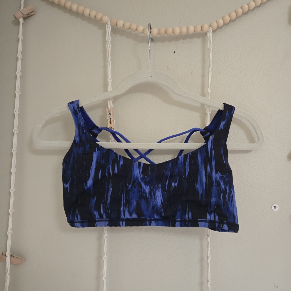 lululemon athletica Blue Patterned Bra - Picture 3 of 6